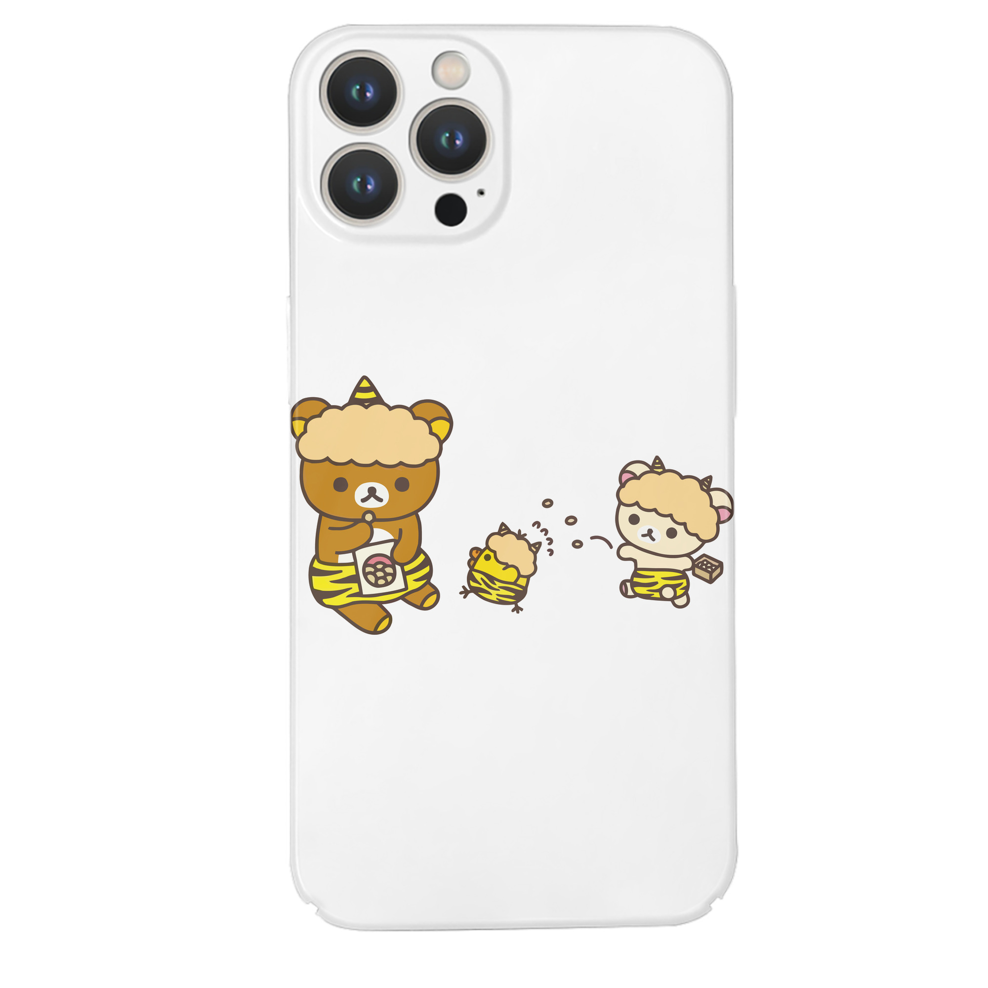 （画像用） リラックマ リラックマ キイロイトリ Rilakkuma Korilakkuma Kiiroitori 【iPhone 14シリーズ対応】ハードケース